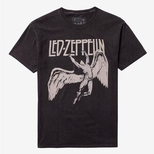 NWT Led Zeppelin Icarus Pigment-Dyed Graphic T-Shirt/Band T-shirt -Size Small